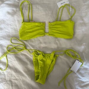 Bright Yellow Bikini Set